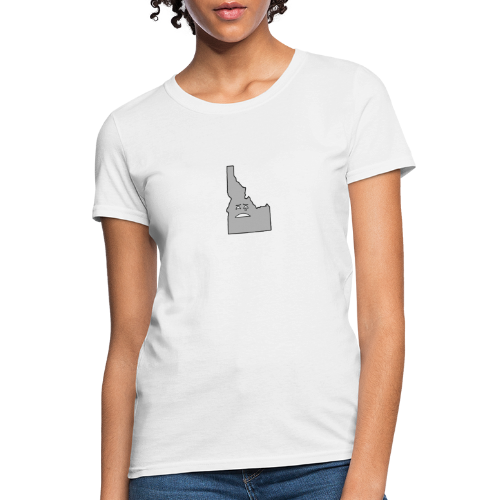 Idaho STATEment Moody Women's White Tee Shirt - white