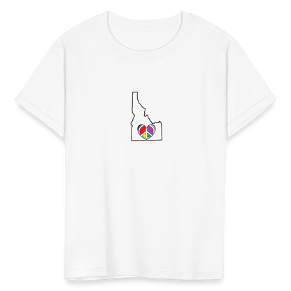 Idaho STATEment Peace Kid's White Tee Shirt - white