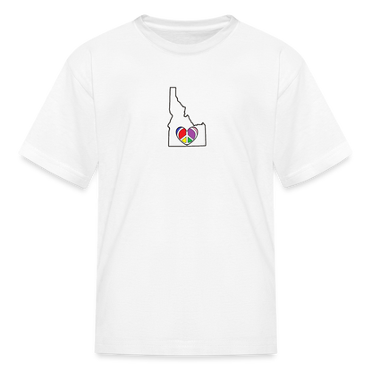 Idaho STATEment Peace Kid's White Tee Shirt - white