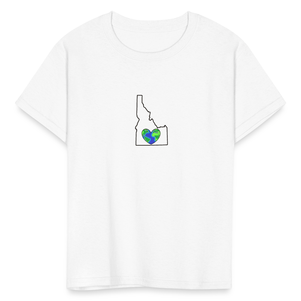 Idaho STATEment Earth Kid's White Tee Shirt - white