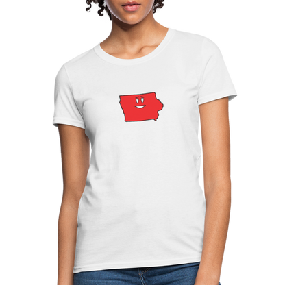 Iowa STATEment Infatuated Women's White Tee Shirt - white