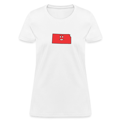 Kansas STATEment Infatuated Women's White Tee Shirt - white