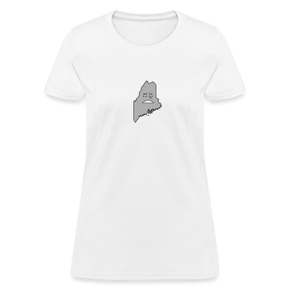 Maine STATEment Moody Women's White Tee Shirt - white