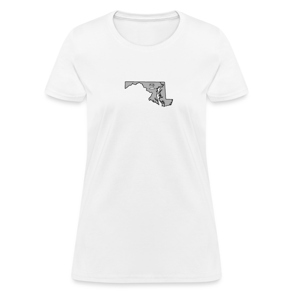 Maryland STATEment Moody Women's White Tee Shirt - white