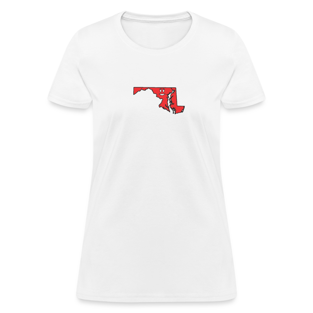 Maryland STATEment Infatuated Women's White Tee Shirt - white