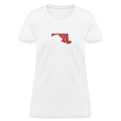 Maryland STATEment Infatuated Women's White Tee Shirt - white