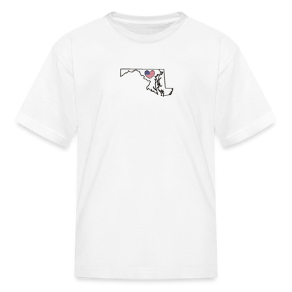 Maryland STATEment Americana Kid's White Tee Shirt - white