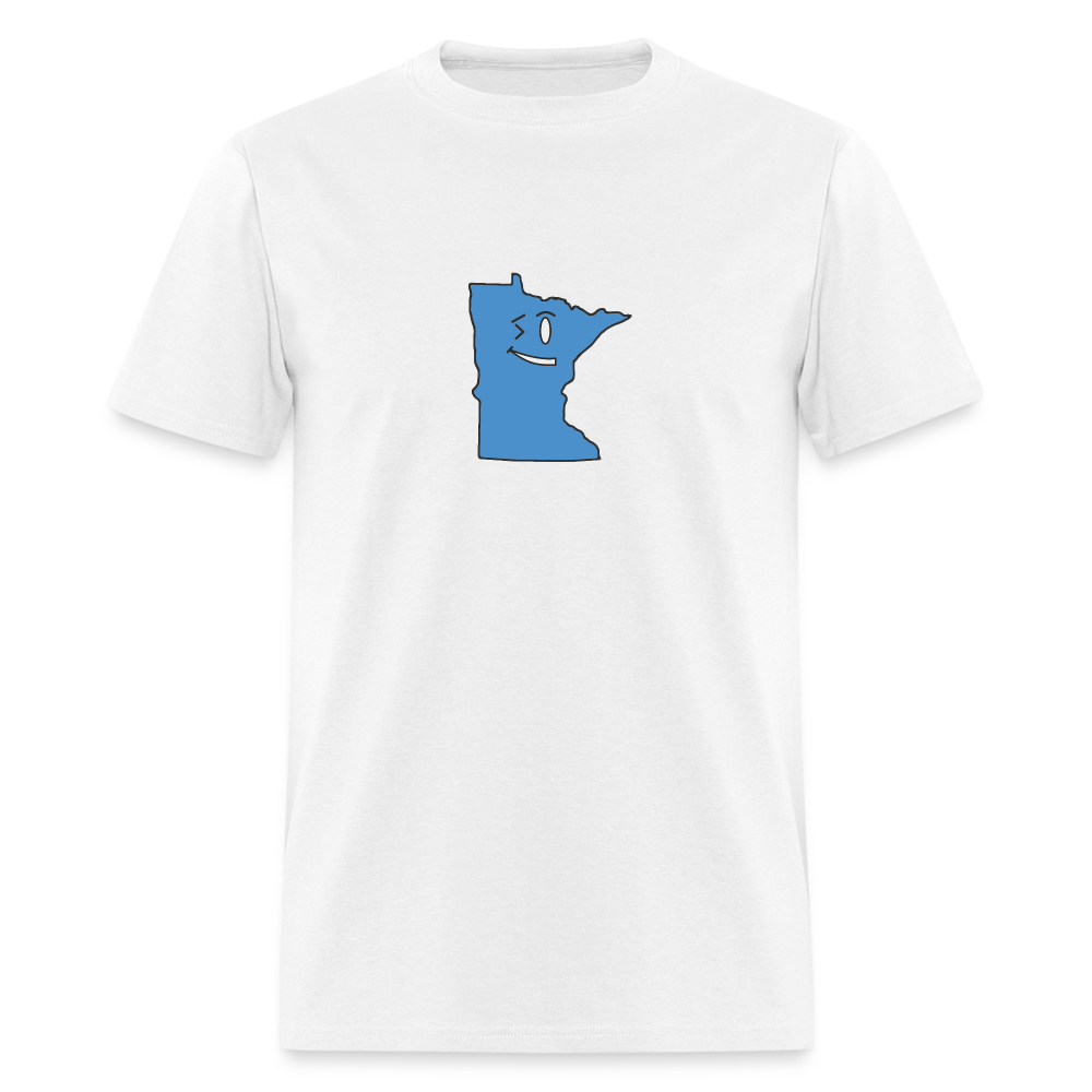 Minnesota STATEment Overconfident Unisex/Men's White Tee Shirt - white