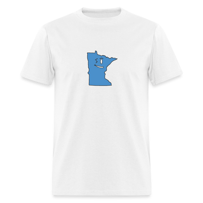 Minnesota STATEment Overconfident Unisex/Men's White Tee Shirt - white