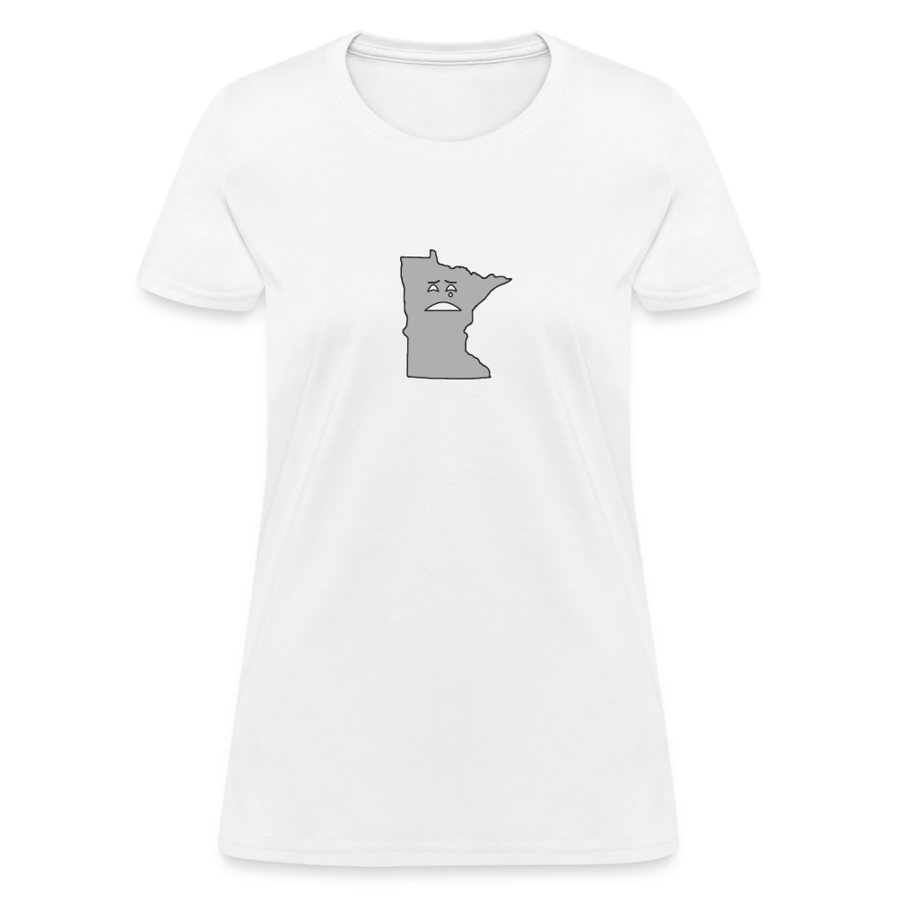 Minnesota STATEment Moody Women's White Tee Shirt - white