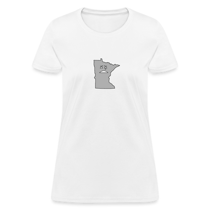 Minnesota STATEment Moody Women's White Tee Shirt - white