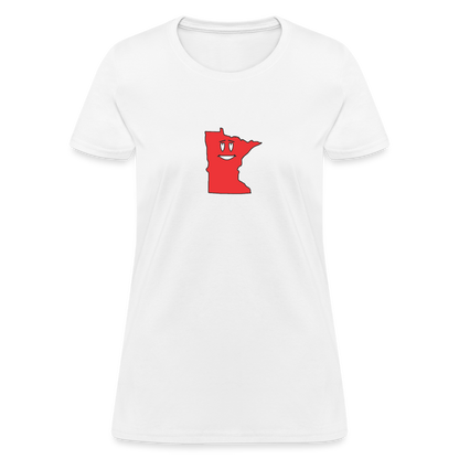 Minnesota STATEment Infatuated Women's White Tee Shirt - white