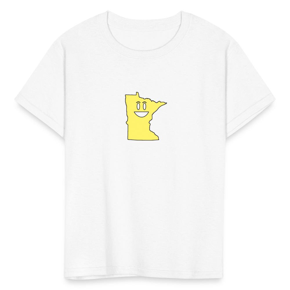 Minnesota STATEment Happy Kid's White Tee Shirt - white