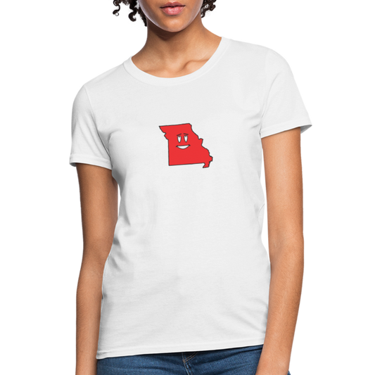 Missouri STATEment Infatuated Women's White Tee Shirt - white