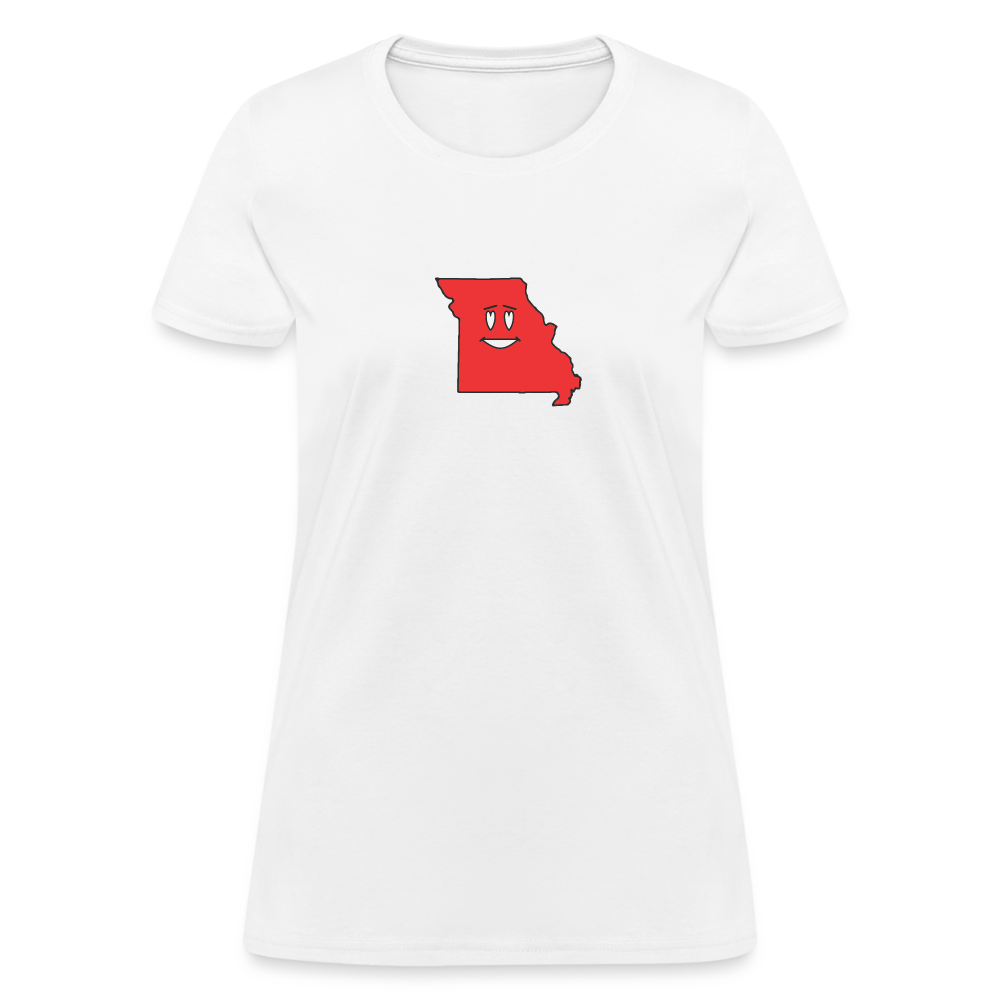 Missouri STATEment Infatuated Women's White Tee Shirt - white