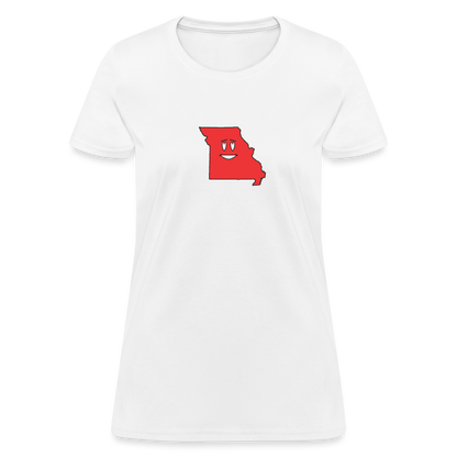 Missouri STATEment Infatuated Women's White Tee Shirt - white