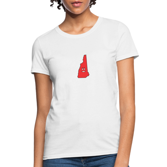 New Hampshire STATEment Infatuated Women's White Tee Shirt - white