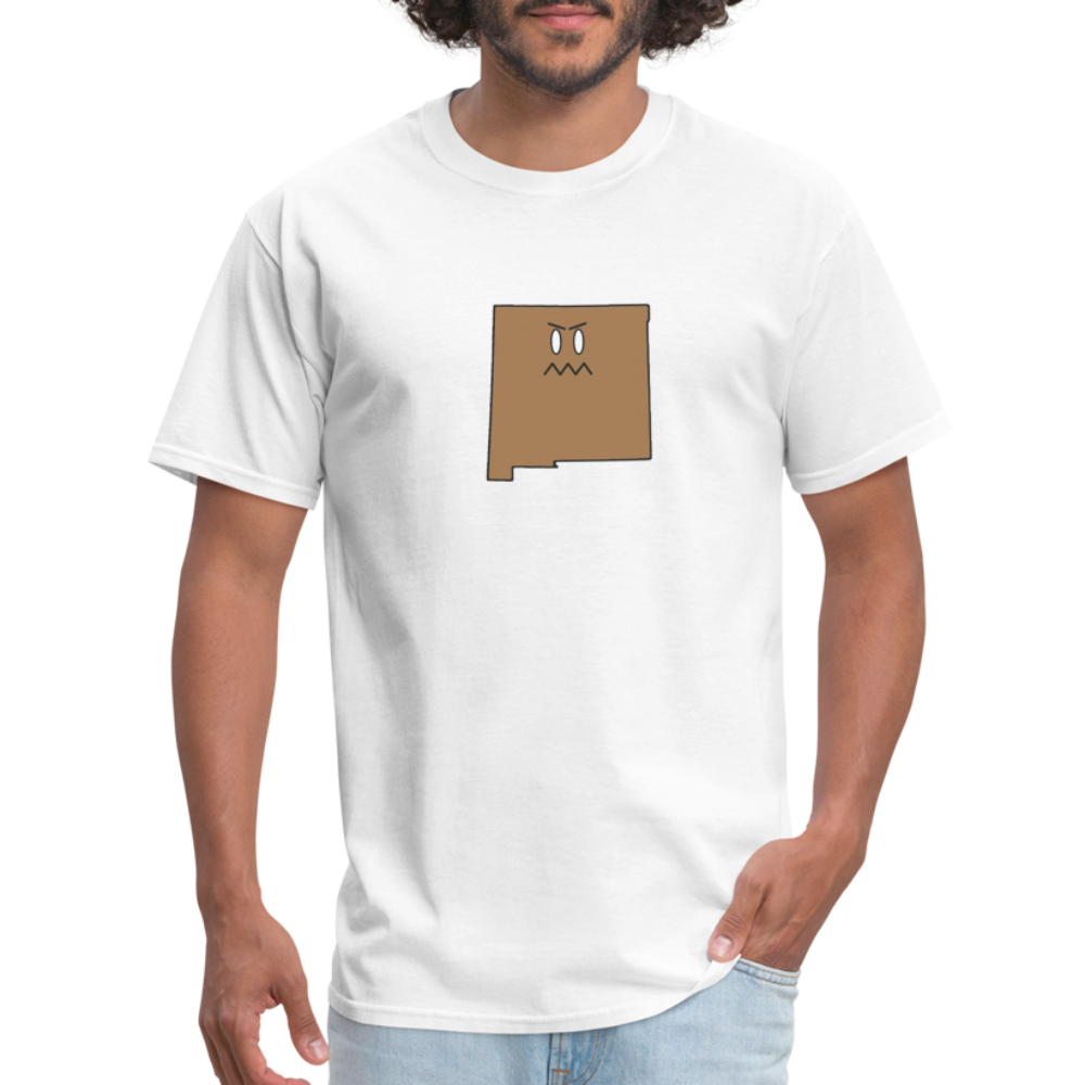 New Mexico STATEment Grumpy Unisex/Men's White Tee Shirt - white