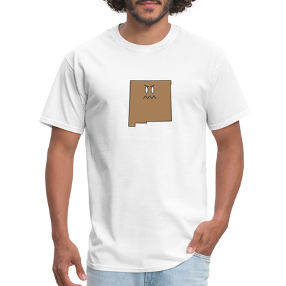 New Mexico STATEment Grumpy Unisex/Men's White Tee Shirt - white