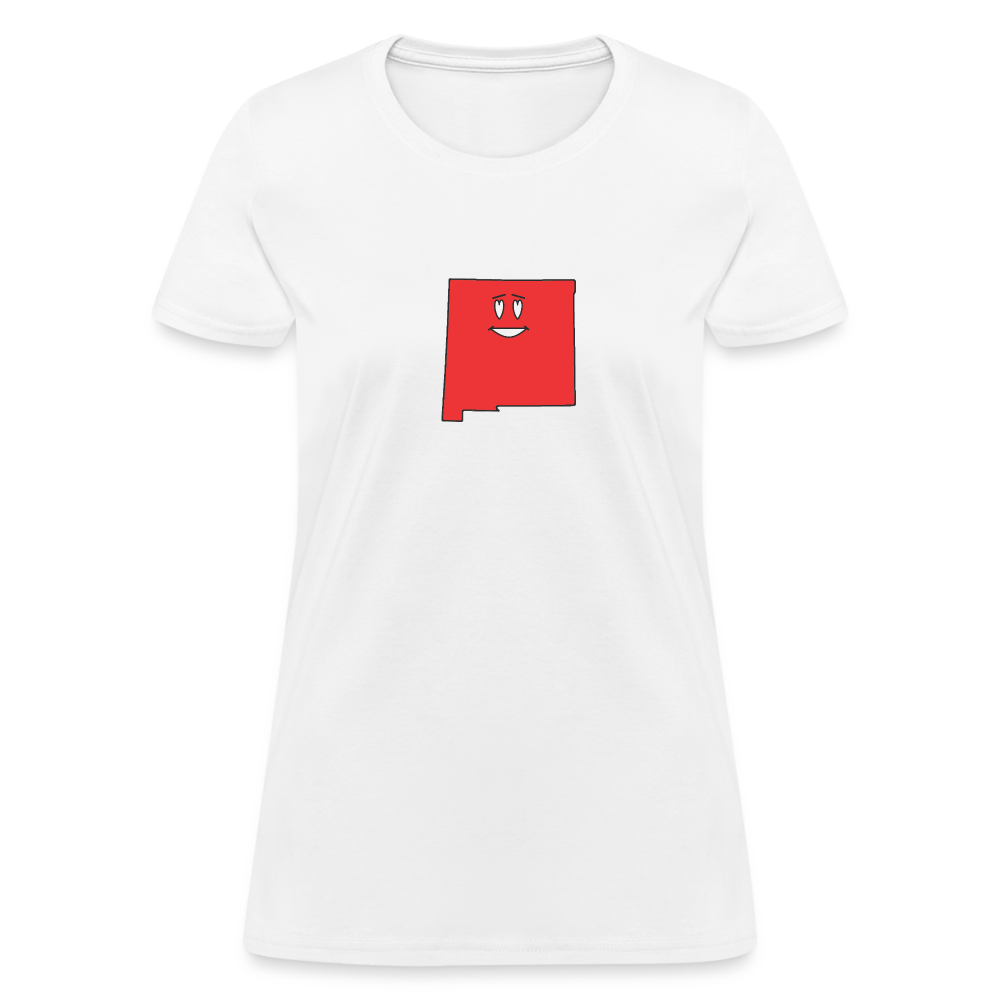 New Mexico STATEment Infatuated Women's White Tee Shirt - white