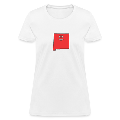 New Mexico STATEment Infatuated Women's White Tee Shirt - white