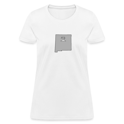 New Mexico STATEment Moody Women's White Tee Shirt - white