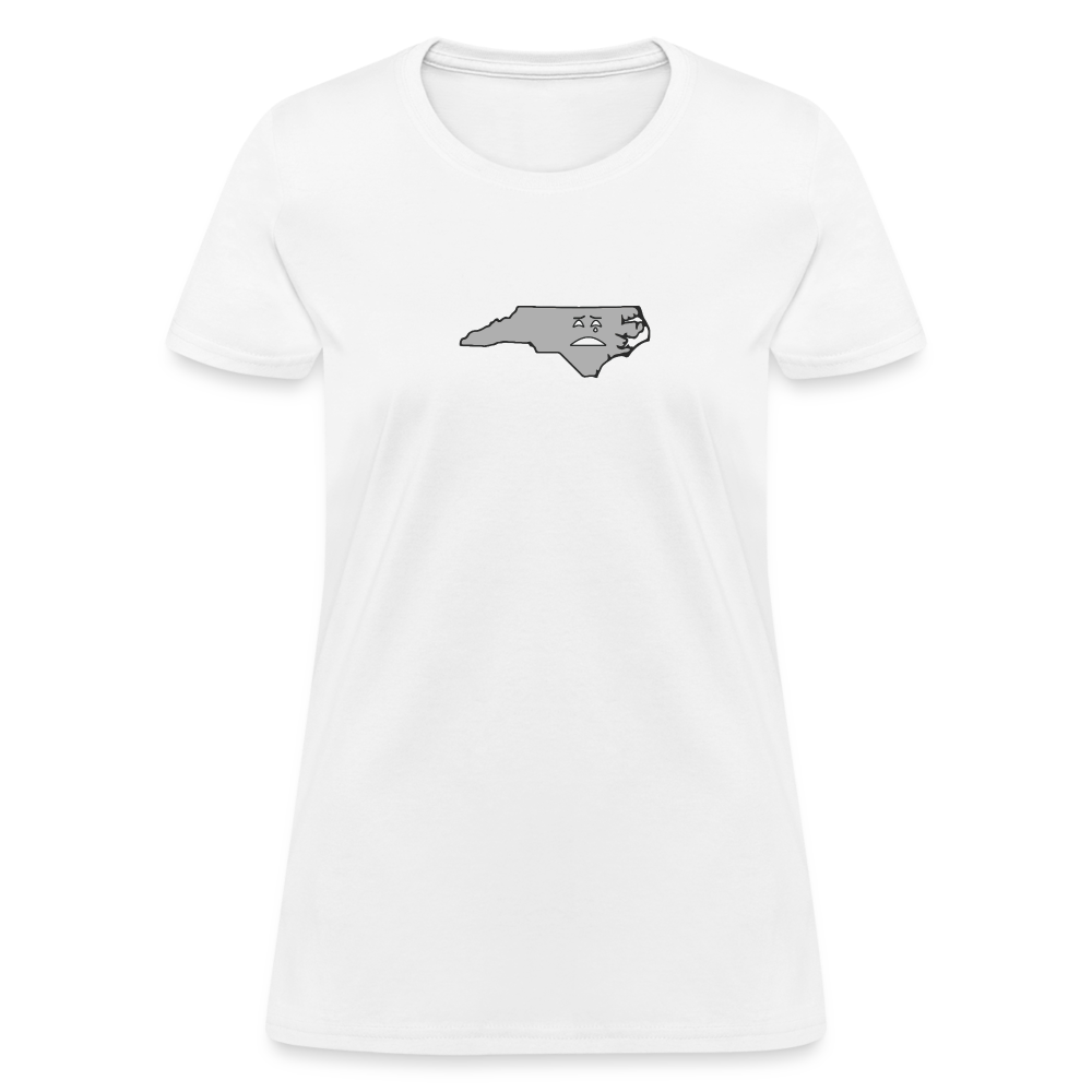 North Carolina STATEment Moody Women's White Tee Shirt - white