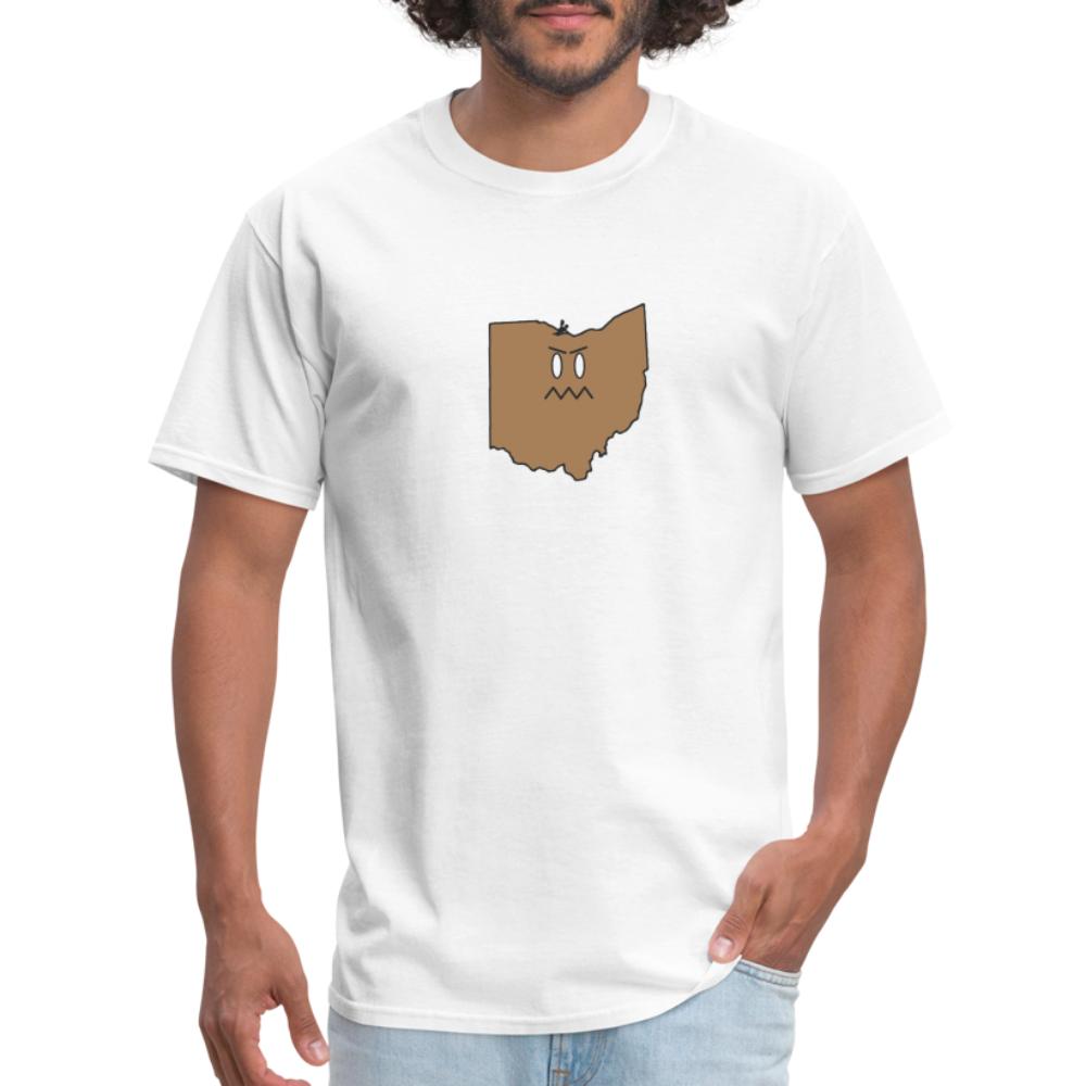 Ohio STATEment Grumpy Unisex/Men's White Tee Shirt - white