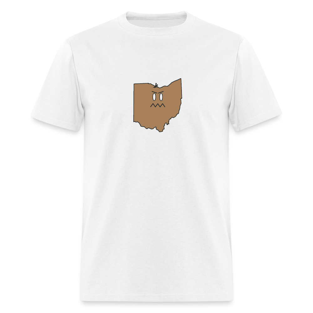 Ohio STATEment Grumpy Unisex/Men's White Tee Shirt - white