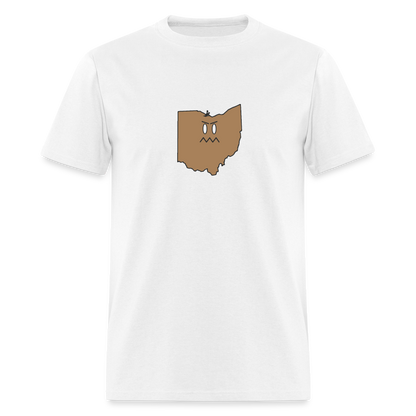 Ohio STATEment Grumpy Unisex/Men's White Tee Shirt - white