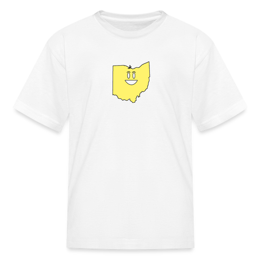 Ohio STATEment Happy Kid's White Tee Shirt - white