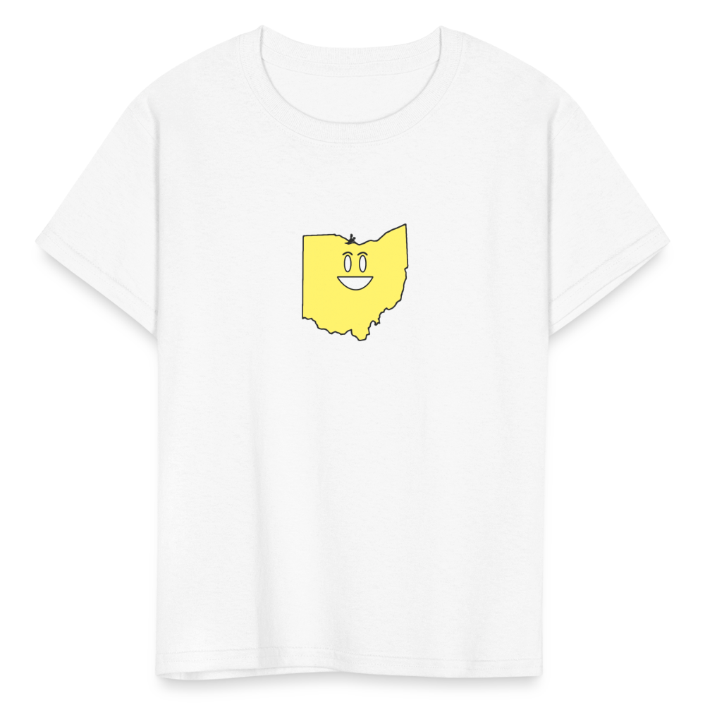 Ohio STATEment Happy Kid's White Tee Shirt - white