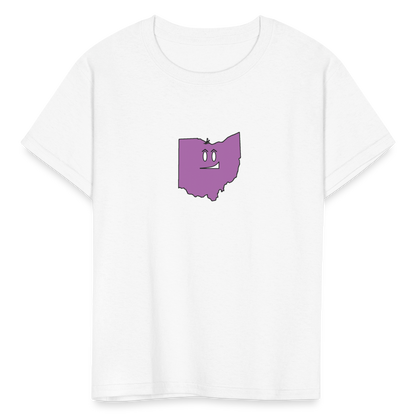 Ohio STATEment Smirky Kid's White Tee Shirt - white