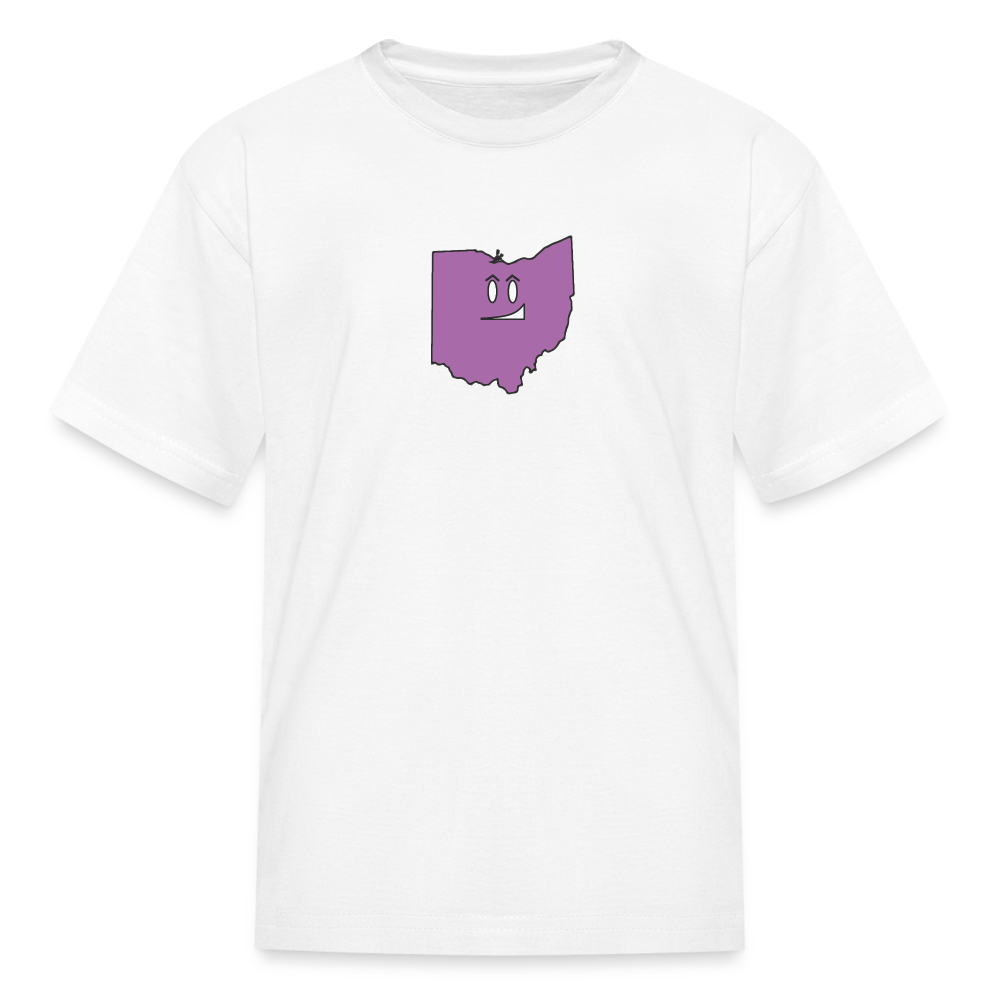 Ohio STATEment Smirky Kid's White Tee Shirt - white