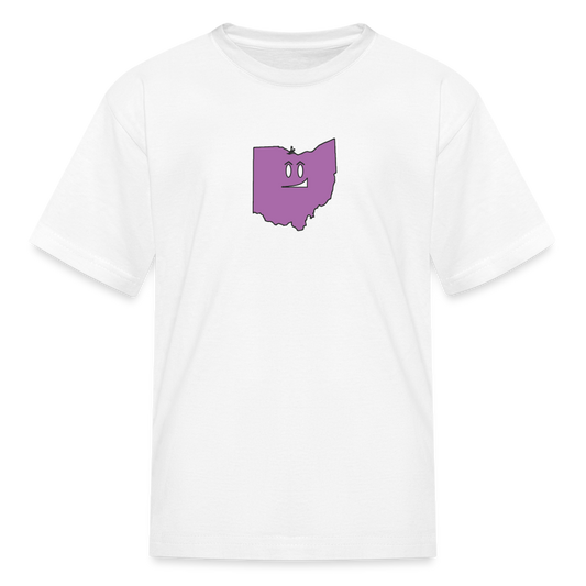 Ohio STATEment Smirky Kid's White Tee Shirt - white