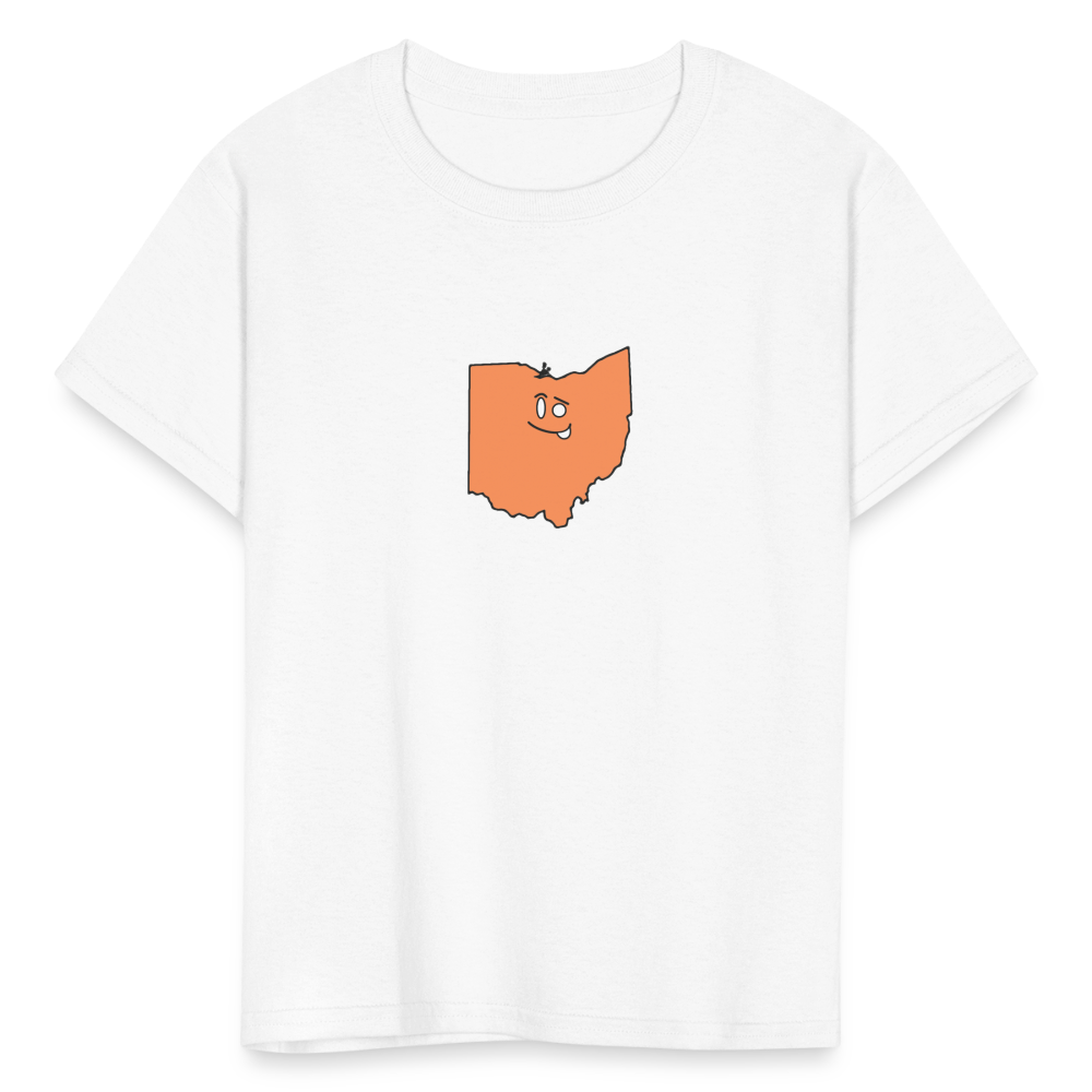 Ohio STATEment Sassy Kid's White Tee Shirt - white