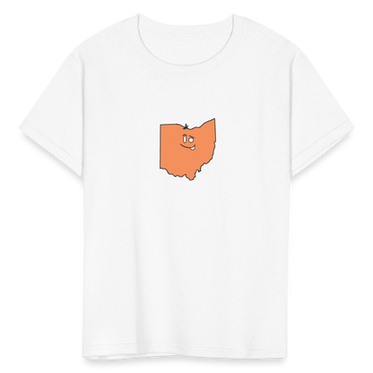 Ohio STATEment Sassy Kid's White Tee Shirt - white