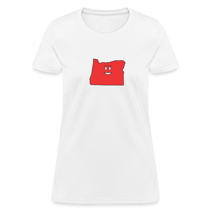 Oregon STATEment Infatuated Women's White Tee Shirt - white