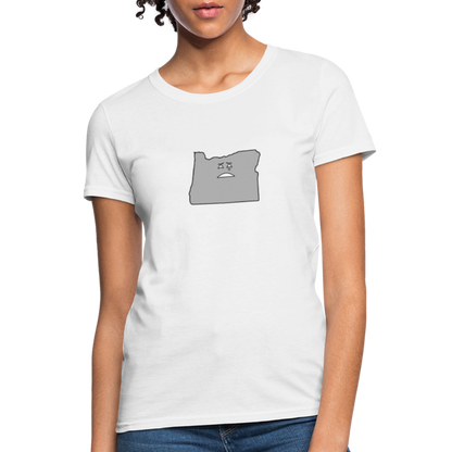 Oregon STATEment Moody Women's White Tee Shirt - white