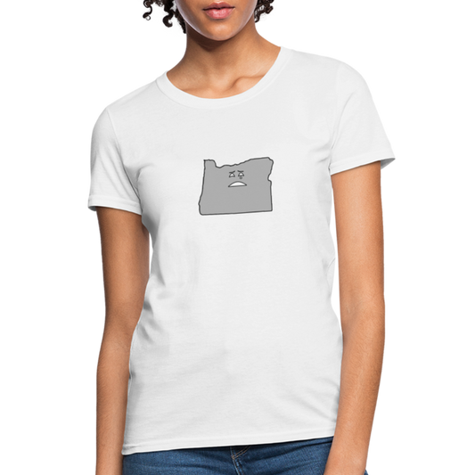 Oregon STATEment Moody Women's White Tee Shirt - white