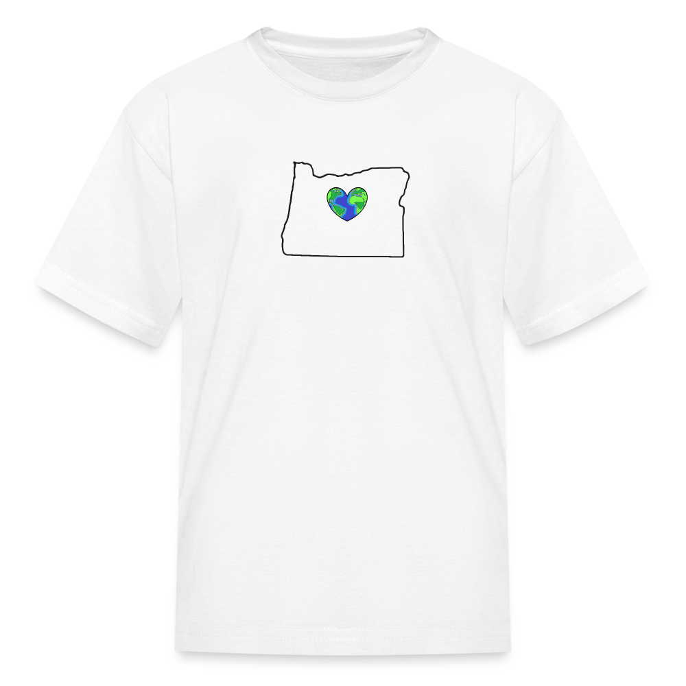 Oregon STATEment Earth Kid's White Tee Shirt - white