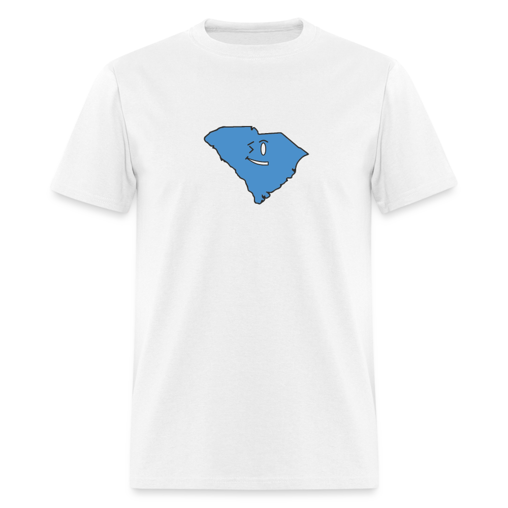 South Carolina STATEment Overconfident Unisex/Men's White Tee Shirt - white