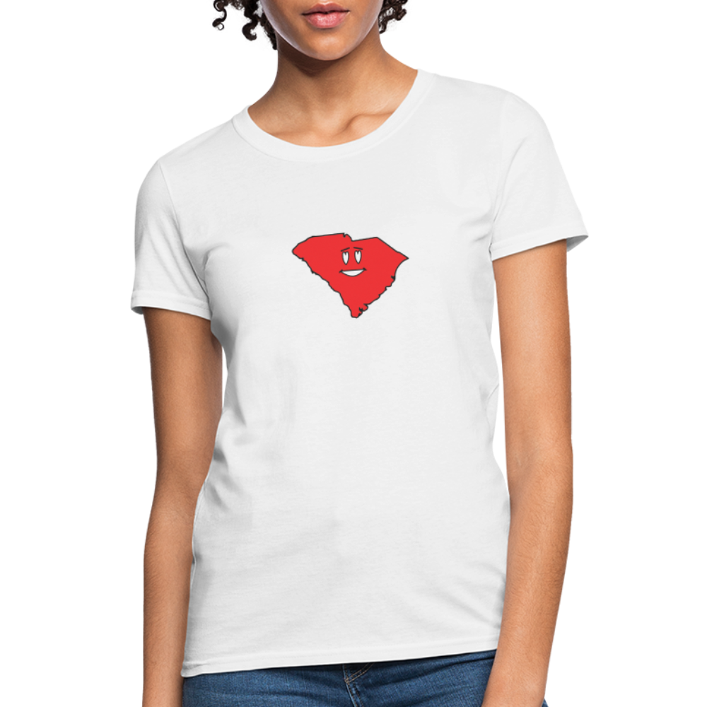 South Carolina STATEment Infatuated Women's White Tee Shirt - white