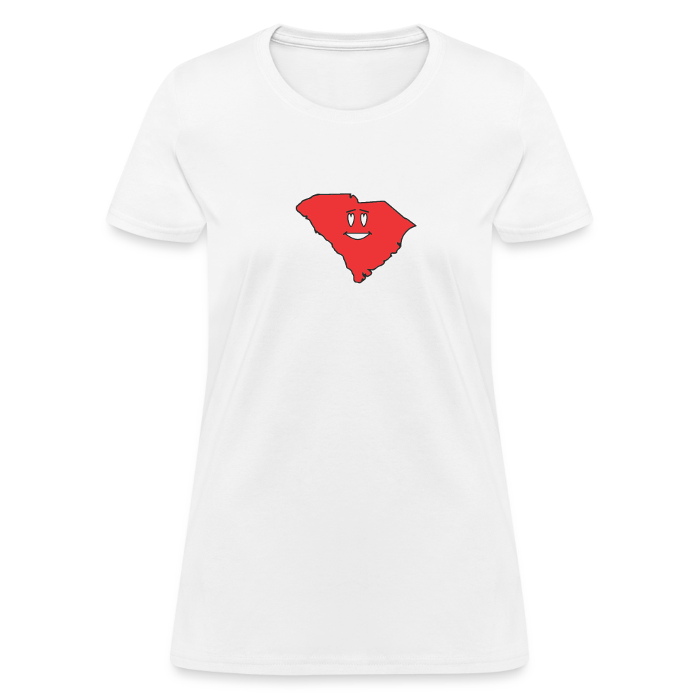 South Carolina STATEment Infatuated Women's White Tee Shirt - white