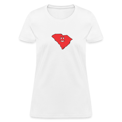 South Carolina STATEment Infatuated Women's White Tee Shirt - white