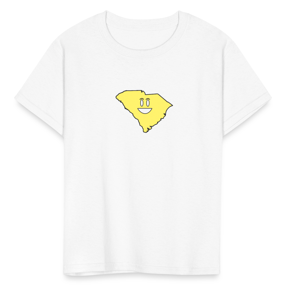 South Carolina STATEment Happy Kid's White Tee Shirt - white