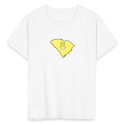 South Carolina STATEment Happy Kid's White Tee Shirt - white