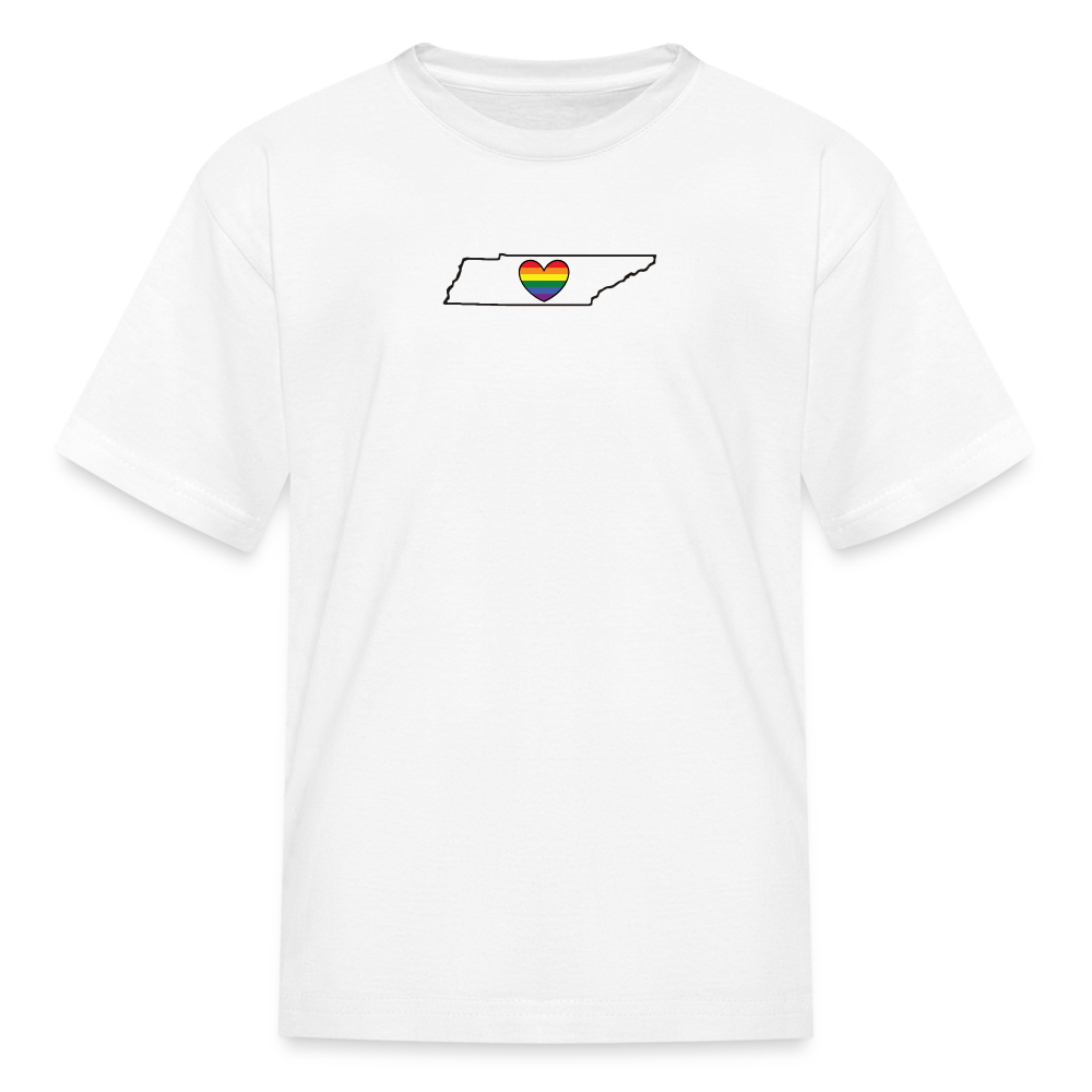 Tennessee STATEment Pride Kid's White Tee Shirt - white