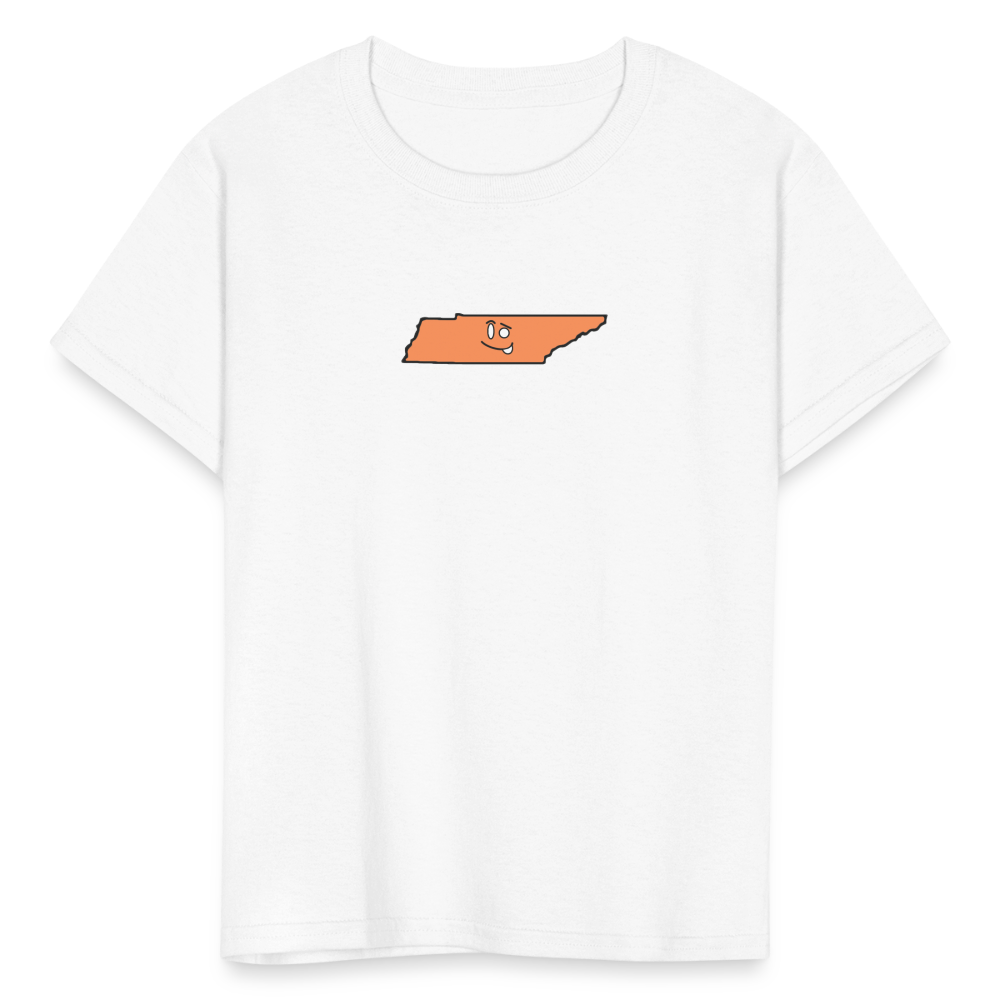 Tennessee STATEment Sassy Kid's White Tee Shirt - white