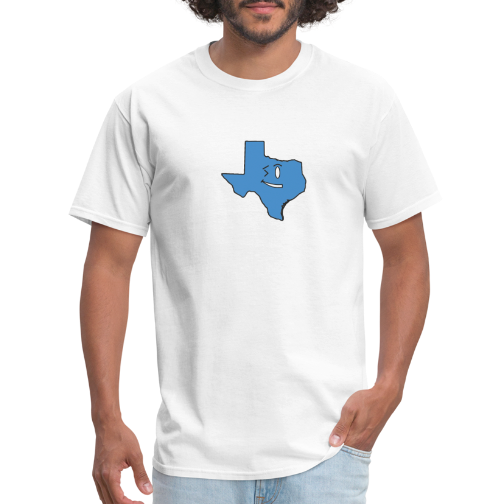 Texas STATEment Overconfident Unisex/Men's White Tee Shirt - white